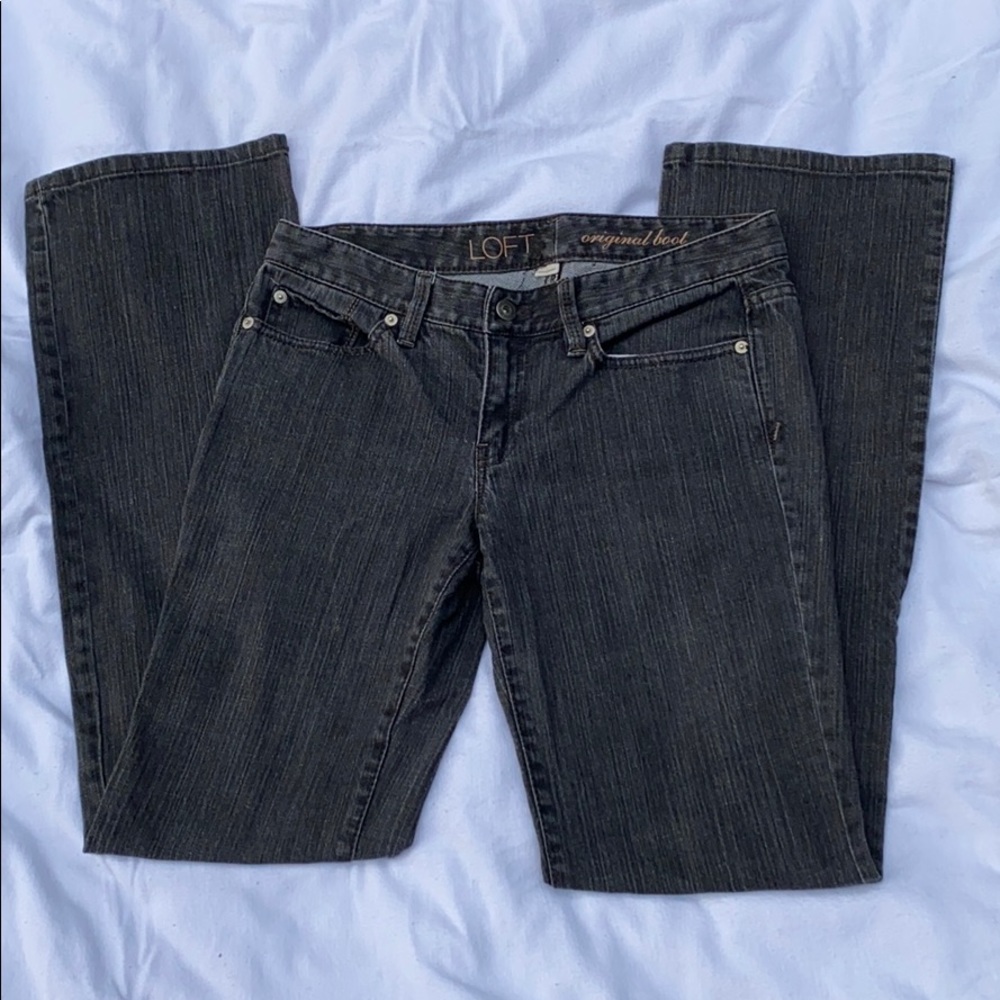 LOFT Washed out Black jeans